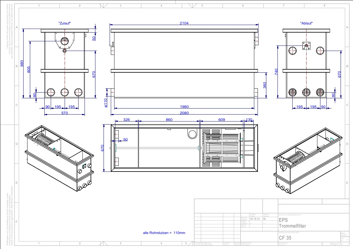 EPS CF35 Combi-Trommelfilter — Ansicht 10