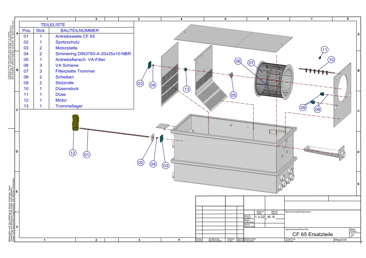 EPS CF65 Combi-Trommelfilter — Ansicht 12